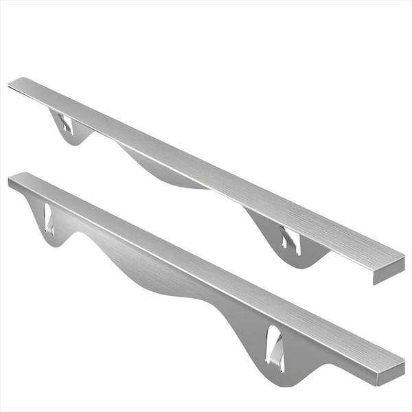 25.4 in. Stainless Steel Stove Gap Covers, Stove Guard Counter Gap Cover for Kitchen, Silver (2-Pack)