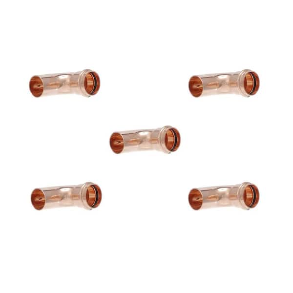 ProPress 1-1/4 in. Press x 1-1/4 in. FTG Copper 90-Degree Street Elbow (5-Pack)