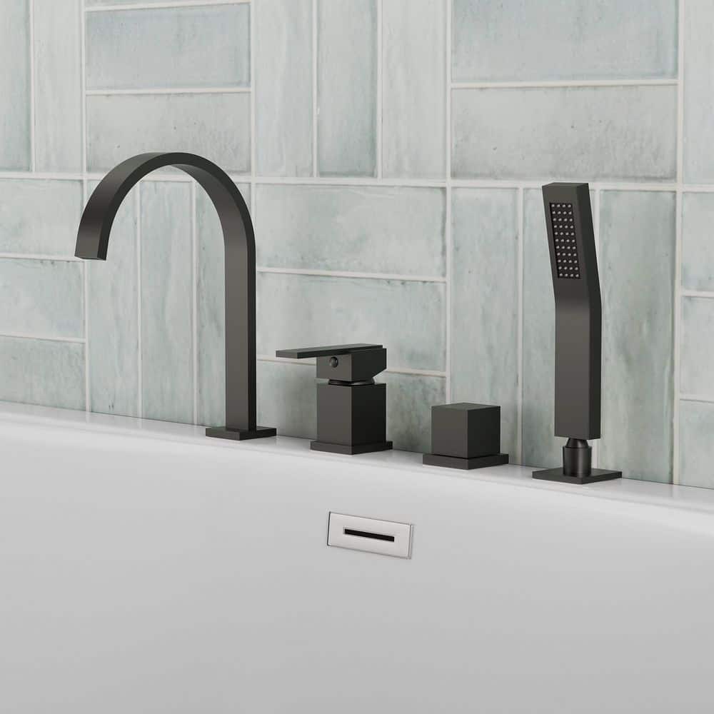 Single Handle 2-Spray Tub and Shower Faucet 1.8 GPM in Matte Black Valve Included price history on PriceWatchPro