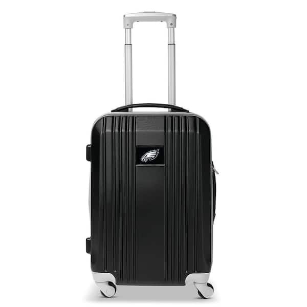 NFL Philadelphia Eagles 21 in. Black Hardcase 2-Tone Luggage Carry-On Spinner Suitcase