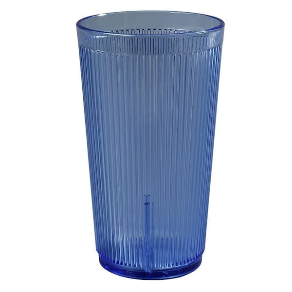 Carlisle 12 oz. SAN Plastic Tumbler in Blue (Case of 48)