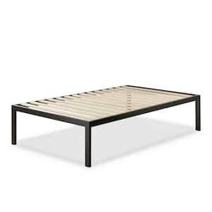 Lorrick Black Metal Twin Platform Bed Frame