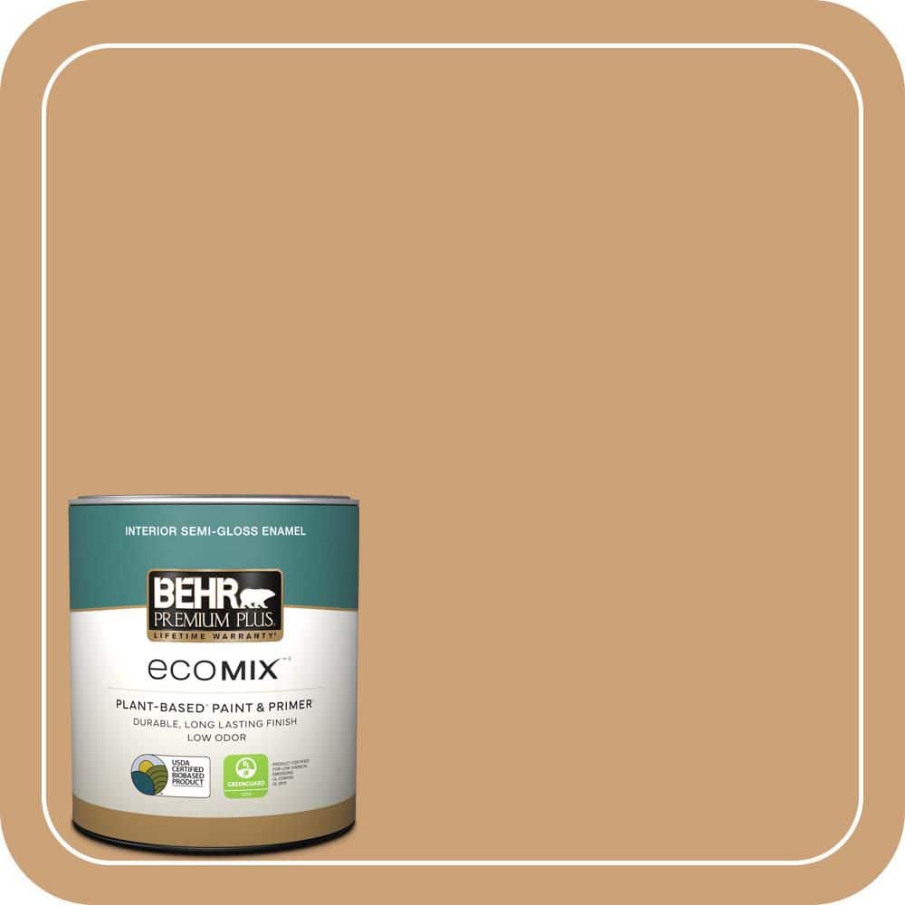 1 qt. #PPU4-16 Kenya Semi-Gloss Enamel EcoMix Plant-Based Interior Paint & Primer price history on PriceWatchPro