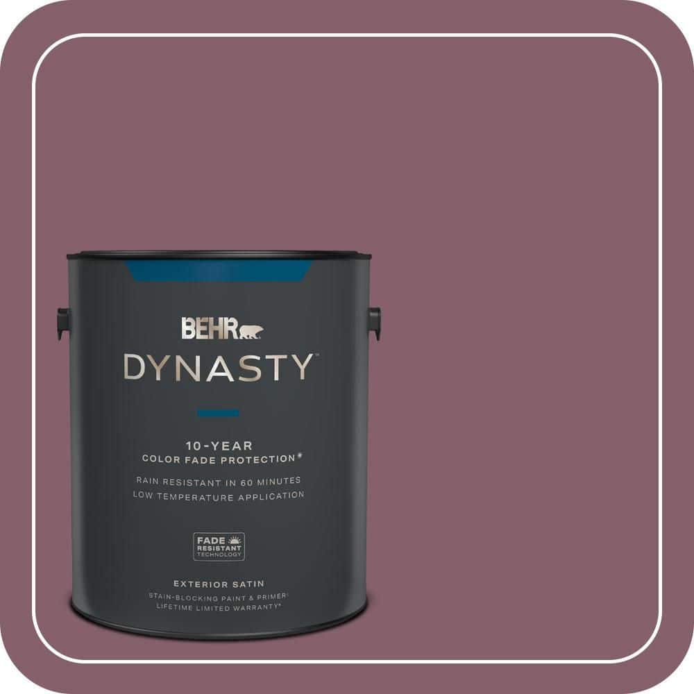 1 gal. #BIC-35 Vintage Plum Satin Enamel Exterior Stain-Blocking Paint & Primer product image for price tracking