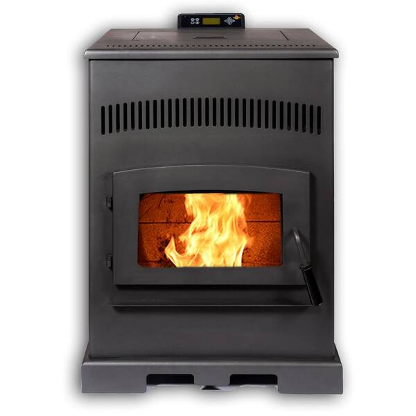 ComfortBilt HP54 2,800 sq. ft. EPA Certified Pellet Stove with 100 lbs. Hopper and Auto Ignition in Carbon Black