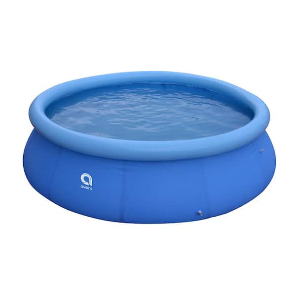 JLeisure Outdoor Backyard 10 ft. Round 30 in. Inflatable Pool