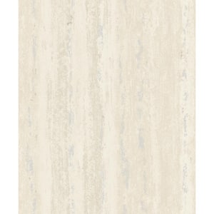 WeatheRed Abstract Stripes Wallpaper Cream Paper Strippable Roll (Covers 57 sq. ft.)