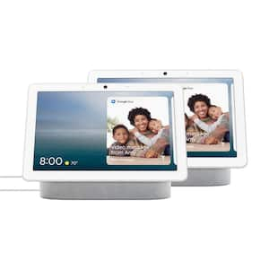 Google Nest Hub Max in Chalk (2-Pack) VBGA02486 - The Home Depot