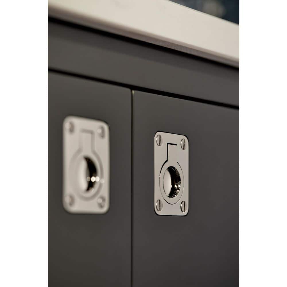 Ferrous Grey 30" Bathroom Vanity with Quartz Top