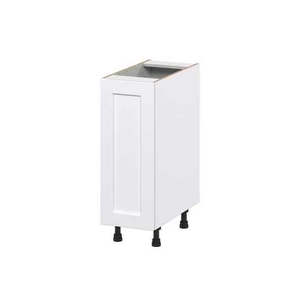 J COLLECTION Mancos Bright White Shaker Assembled Pullout Right Spice ...