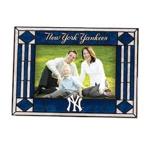 MLB - 4 in. x 6 in. Gloss Multi-Color Horizontal Art Glass Yankees Picture Frame