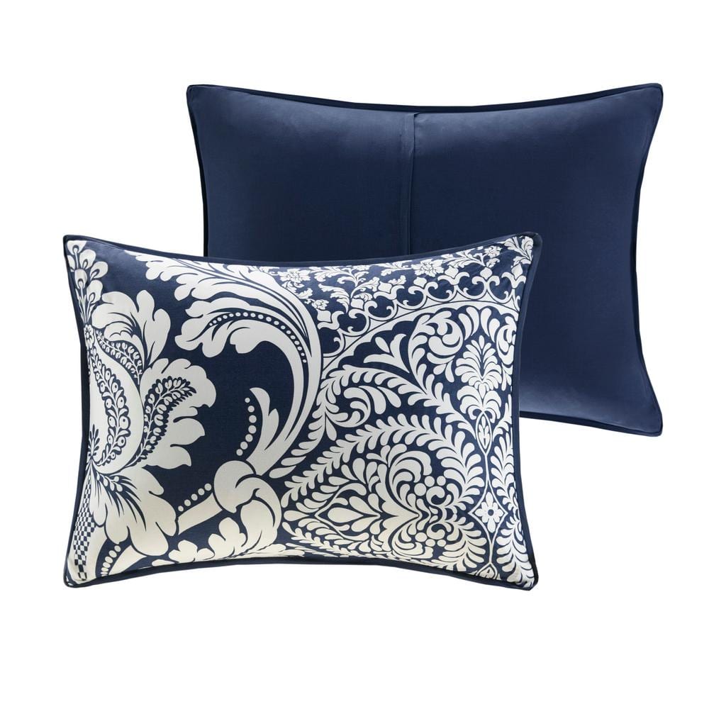 Marcella 7-Piece Indigo Cotton King Comforter Set