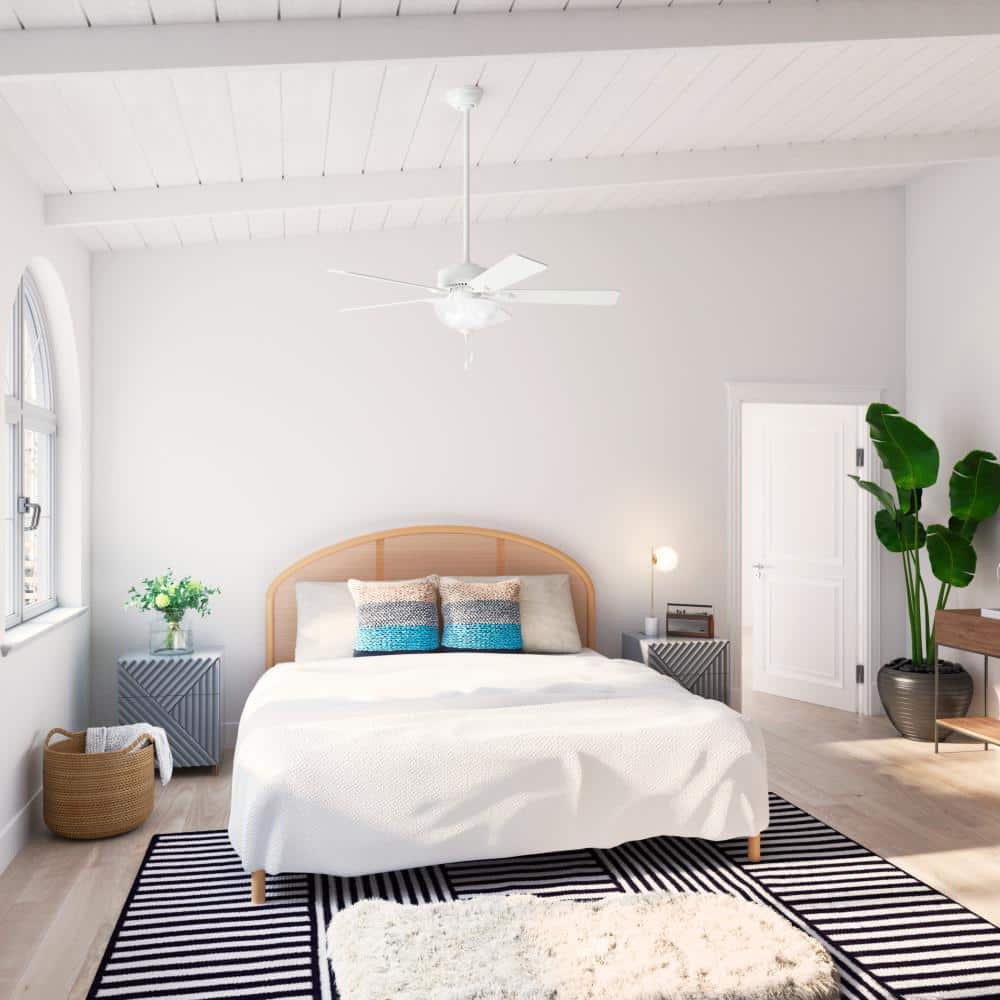 Swanson 52 in. LED Indoor Fresh White Ceiling Fan with Light price history on PriceWatchPro