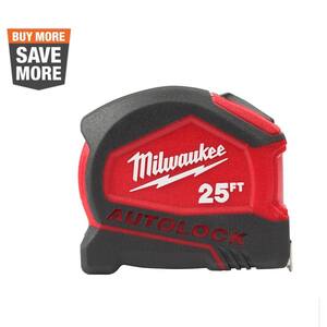 25 ft. Compact Auto Lock Tape Measure