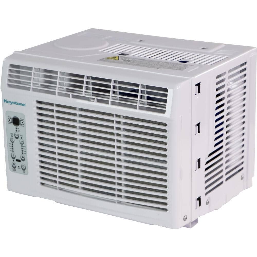 Keystone 10,000 BTU White Window Air Conditioner with Remote