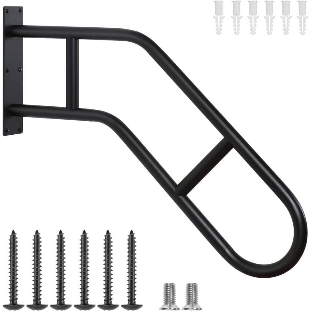 Wall Mounted Handrails Stainless Steel U-Shaped Grab Bars for Indoor Outdoor Stairs 1-3 Steps Safety Railing Metal price history on PriceWatchPro