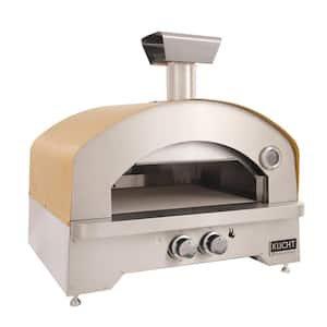 NAPOLI Propane Gas Outdoor/Indoor Portable Outdoor Pizza Oven in Yellow