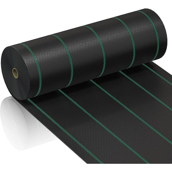 Weed Barrier Landscape Fabric 6ft x 300ft Heavy Duty 3.5oz PP Ground Cover Commercial Grade Geotextile for Construction