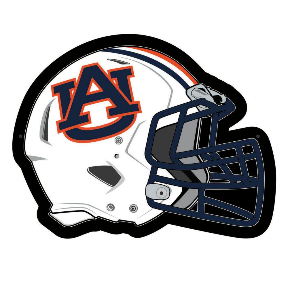 Evergreen Auburn University Helmet 19 in. x 15 in. Plug-in LED Lighted ...