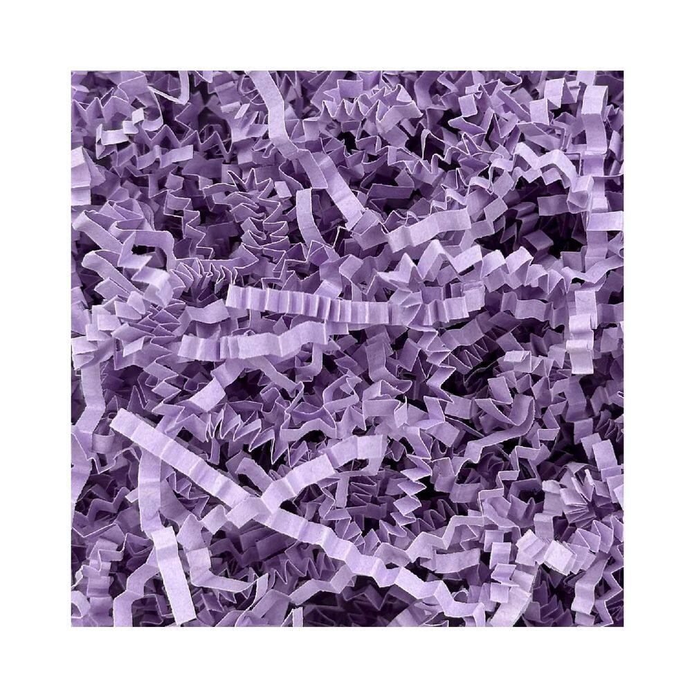 1 lb. Crinkle Cut Paper Shred Filler Light Purple for Gift Boxes, Bags, Baskets, Holidays, Recycled, Eco-Friendly price history on PriceWatchPro