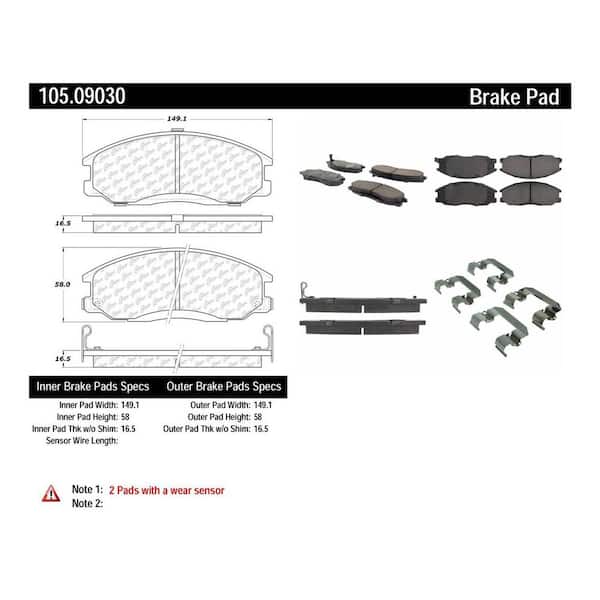 Centric Parts Disc Brake Pad Set