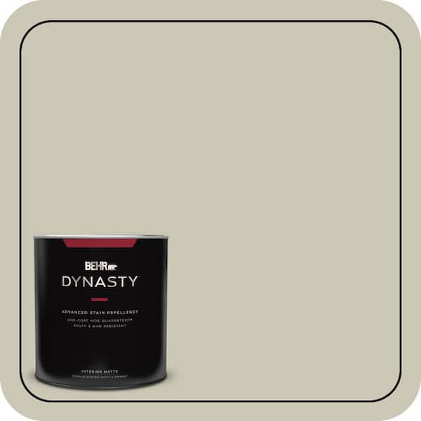 BEHR DYNASTY 1 qt. #PPU10-10 Ocean Foam Matte Interior Stain-Blocking Paint & Primer