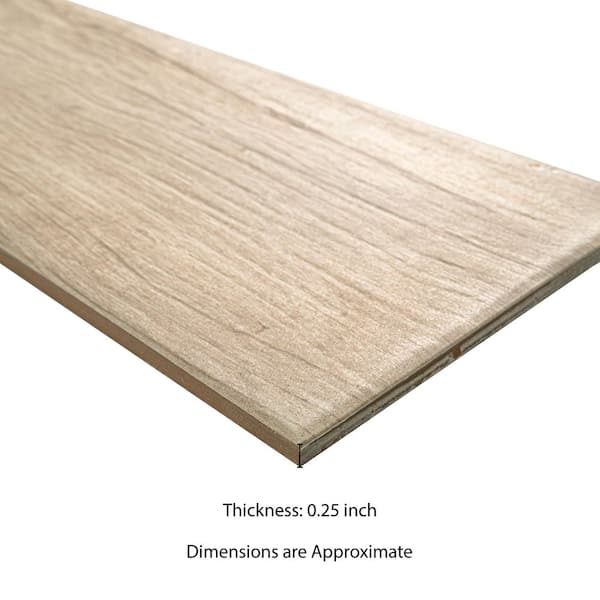 TrafficMaster Capel Timber 6 in. x 24 in. Matte Ceramic Wood Look