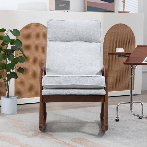 SANKAKU LOUNGE CHAIR 1脚 ／ナチュラル Walker Edison | Mesh Outdoor Chaise Wood Lounge Chair with