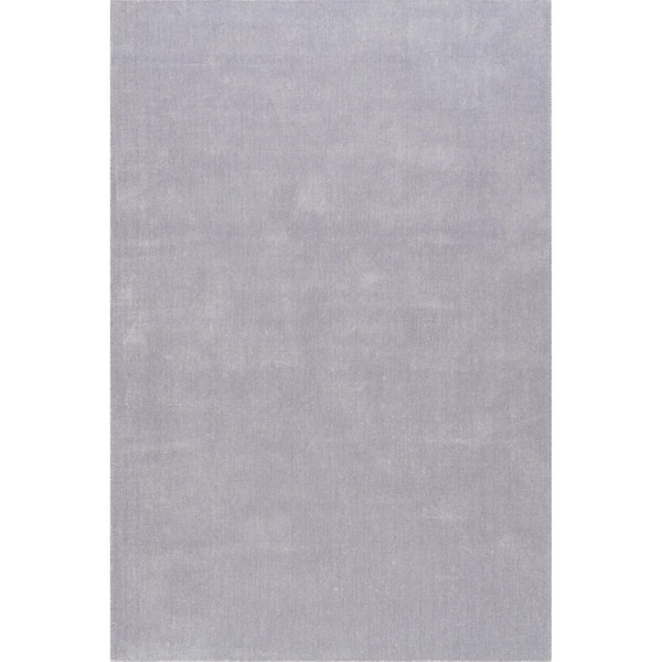 RUGS USA Frenshe Interiors Maru Wool Silver 5 ft. x 8 ft. Indoor/Outdoor Patio Area Rug
