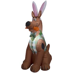 4 ft. Tall Airblown Scooby in Easter Outfit