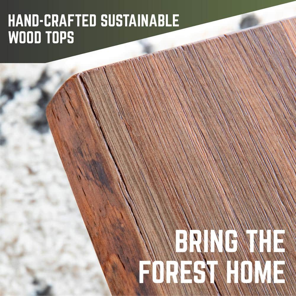 Sunset Cedar Live Edge Reclaimed Wood Console Tabletop