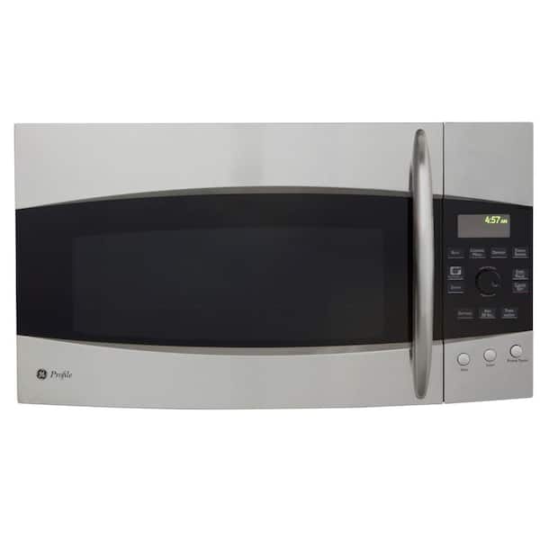 GE Profile Spacemaker 2.1 cu. ft. Over-the-Range Microwave in Stainless Steel-DISCONTINUED