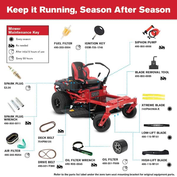 Troy-Bilt Mustang 46 in. 22 HP V-Twin Kohler 7000 Series Engine