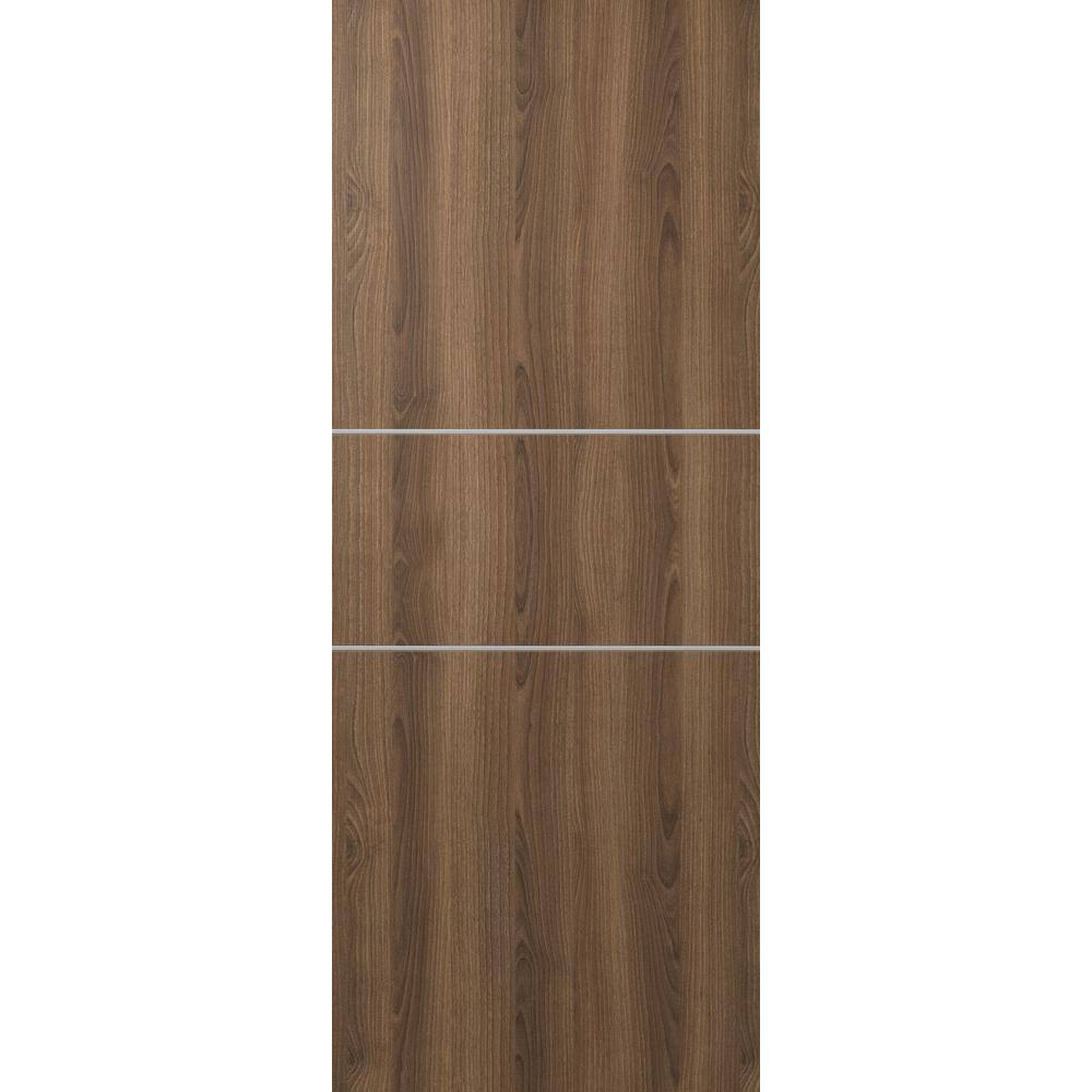 Optima 2H 36 in. x 80 in. No Bore Solid Composite Core Pecan Nutwood Composite Wood Interior Door Slab price history on PriceWatchPro