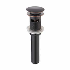 Pop-Up Drain with Overflow in Oil Rubbed Bronze