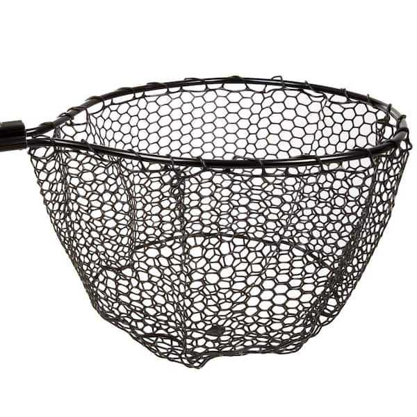 Trademark Innovations 23.6 in. Fly Fishing Fish-Safe Wood with Rubber Net  (Sapele Wood) NET-FLYFISH - The Home Depot