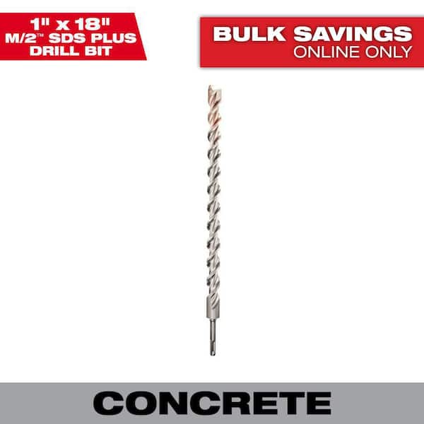 Milwaukee 1 in. x 18 in. 2-Cutter SDS-PLUS Carbide Drill Bit