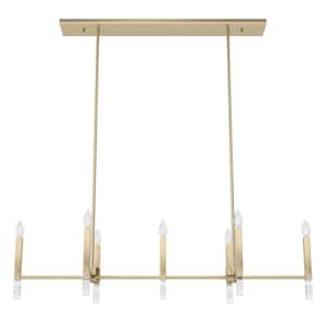 Sunjai 7-Light Alturas Gold Candlestick Chandelier