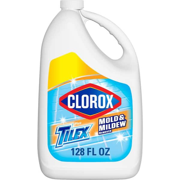 Clorox Plus Tilex 128 oz. Mold and Mildew Remover and Stain Cleaner with Bleach Spray Refill Bottle