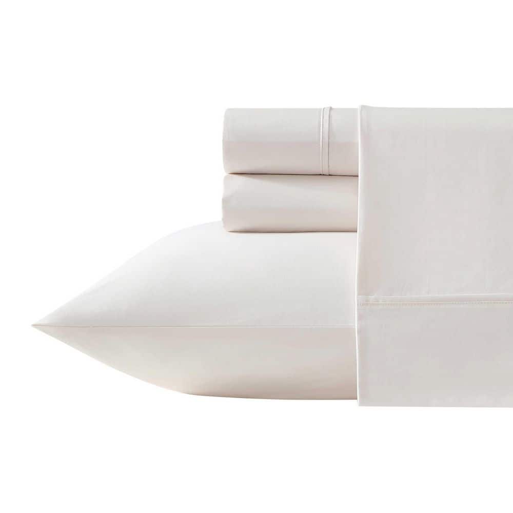 VW Solid 4-Piece Pink Pearl Egyptian Cotton Percale King Sheet Set price history on PriceWatchPro