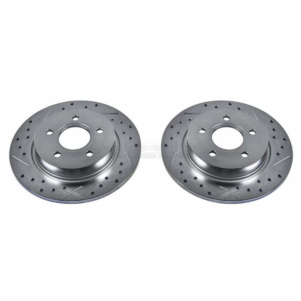Power Stop Disc Brake Rotor Set 2012-2017 Ford Focus 2.0l