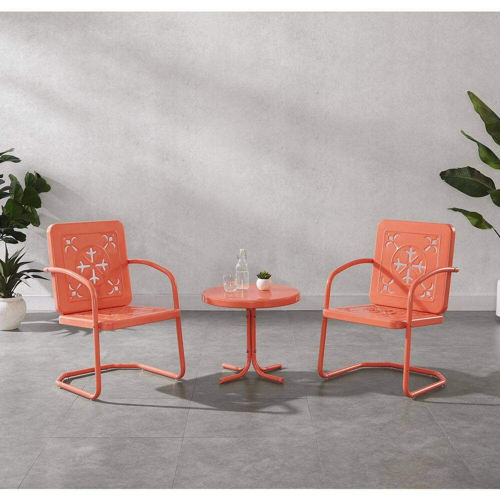 Azalea Coral 3-Piece Outdoor Chat Set price history on PriceWatchPro