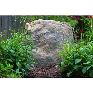 Outdoor Essentials 32 in. x 27 in. x 16.5 in. Gray Extra Large Landscape  Rock 204931 - The Home Depot