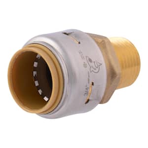 Max 3/4 in. Push-to-Connect x 1/2 in. MIP Brass Reducing Adapter Fitting