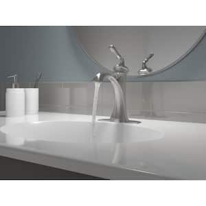 Devonshire Single Hole Single Handle Water-Saving Bathroom Faucet in Vibrant Brushed Nickel