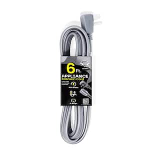 6 ft. 14/3 SPT, Indoor Appliance Extension Cord, Gray