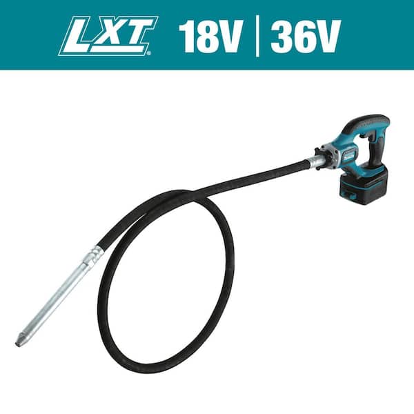 flacher vibrator Makita 18V LXT Lithium-Ion 8 ft. Cordless Concrete Vibrator (Tool-Only)  XRV02Z