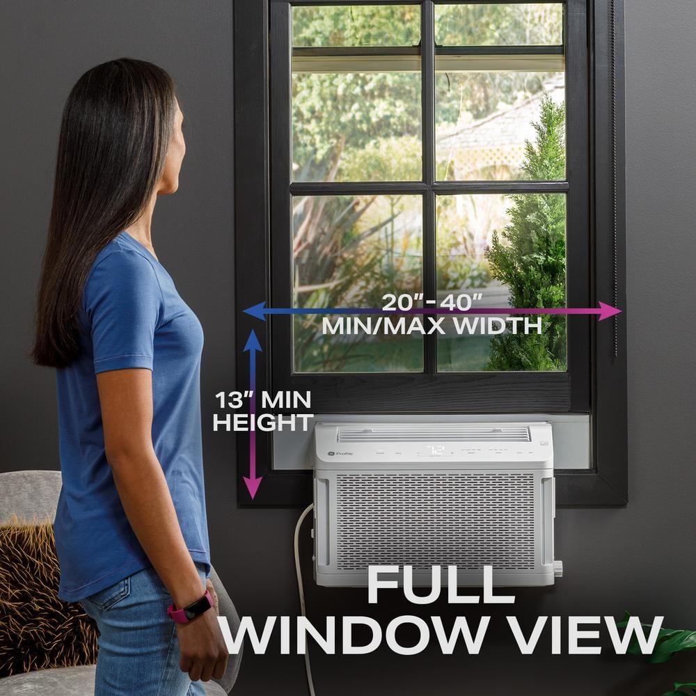 White Energy Star Ultra Quiet Window Air Conditioner with Remote