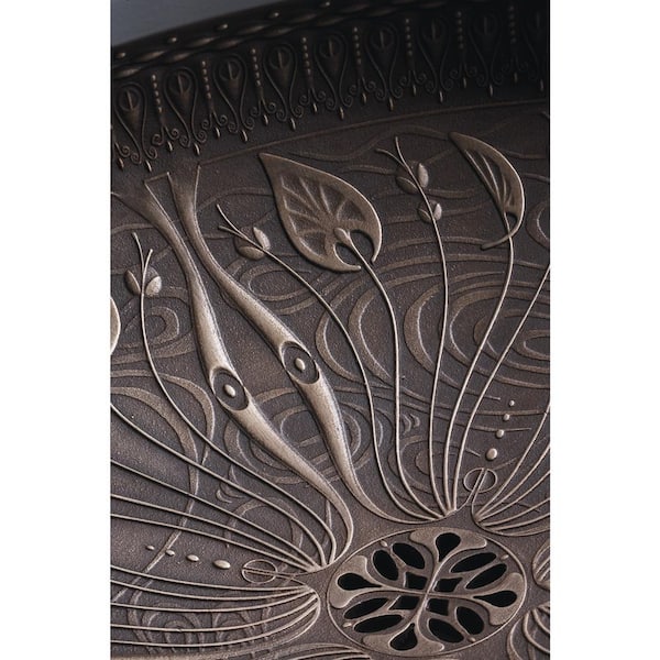 KOHLER Lilies Lore Vitreous China Undermount Bathroom Sink