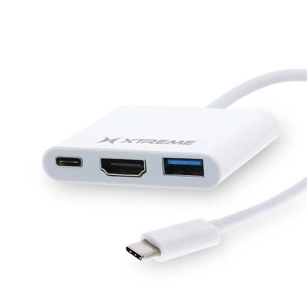 XTREME Multi-Port Adapter, Works with Type-C, USB-A and HDMI